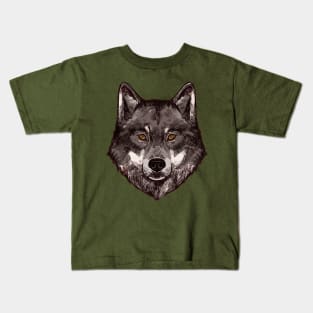 Grey Wolf Kids T-Shirt